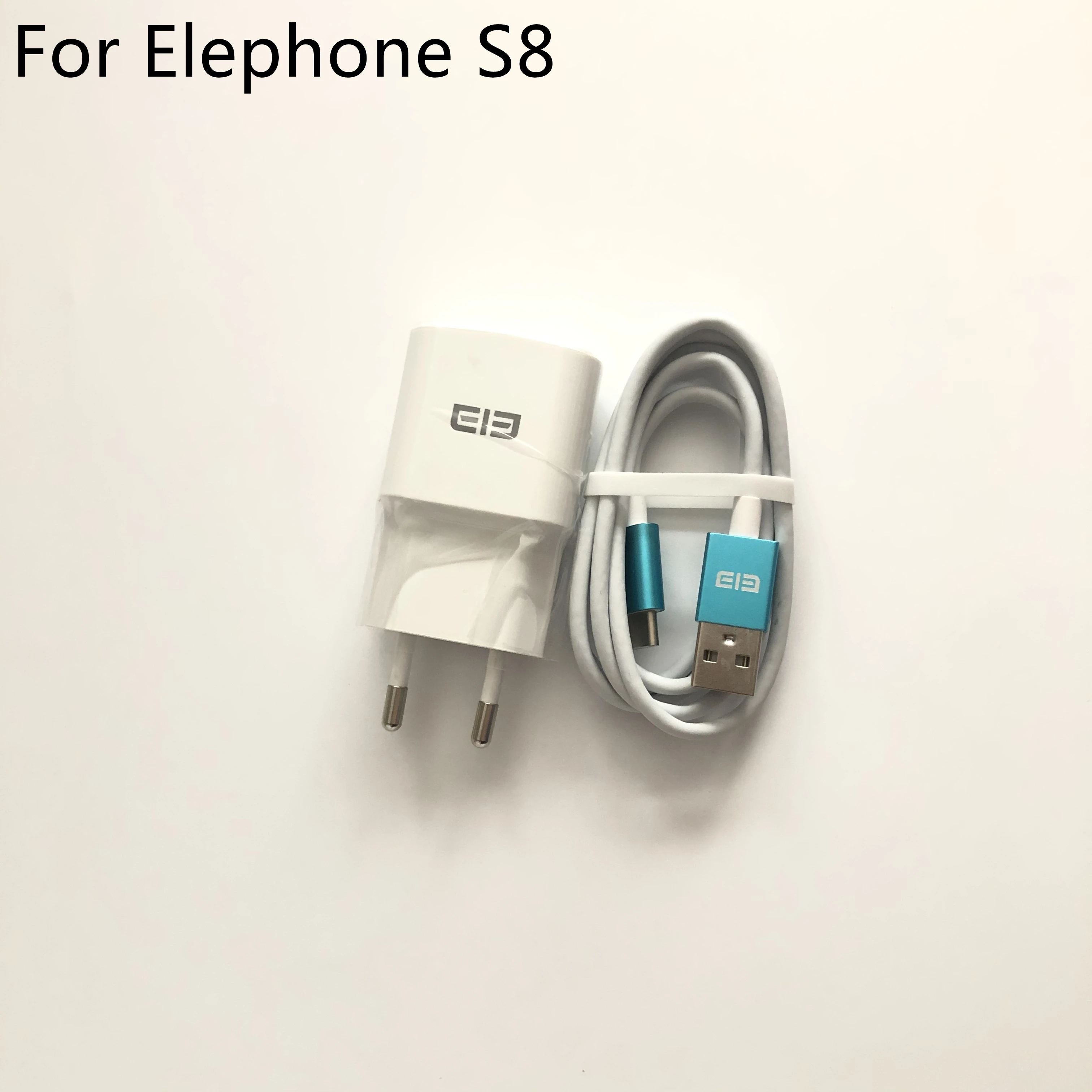 Новое зарядное устройство для путешествий + кабель USB Type-C смартфона Elephone S8 MTK Helio X25