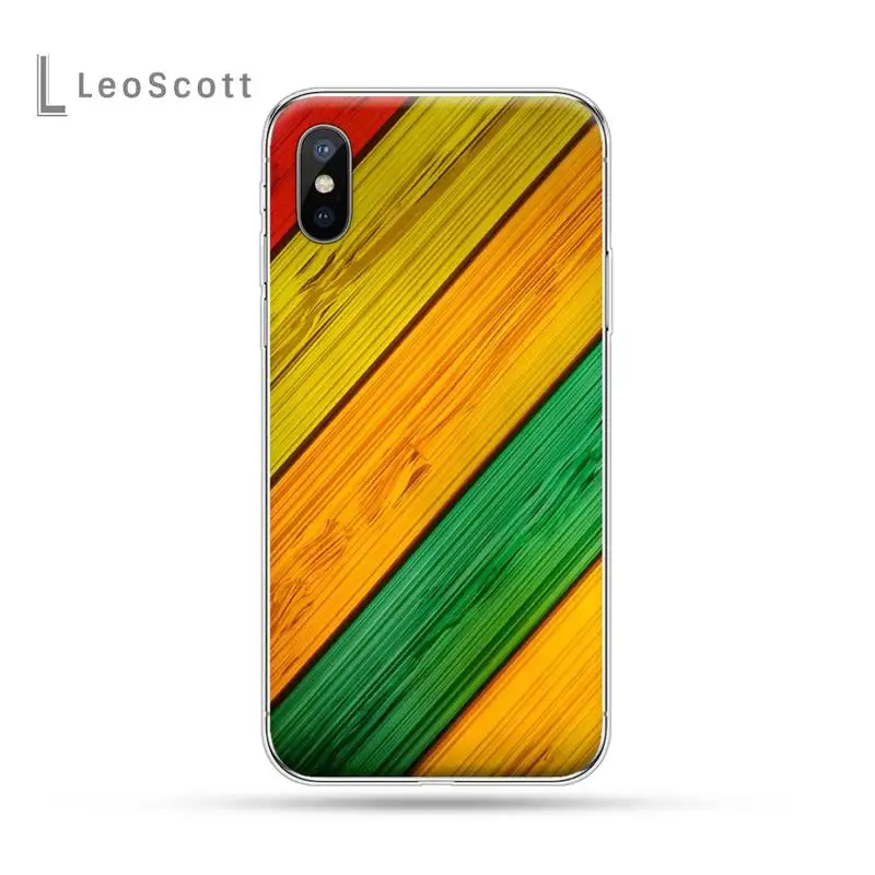 

Wooden Style colorful pattern Phone Case for iPhone 11 12 mini pro XS MAX 8 7 6 6S Plus X 5S SE 2020 XR