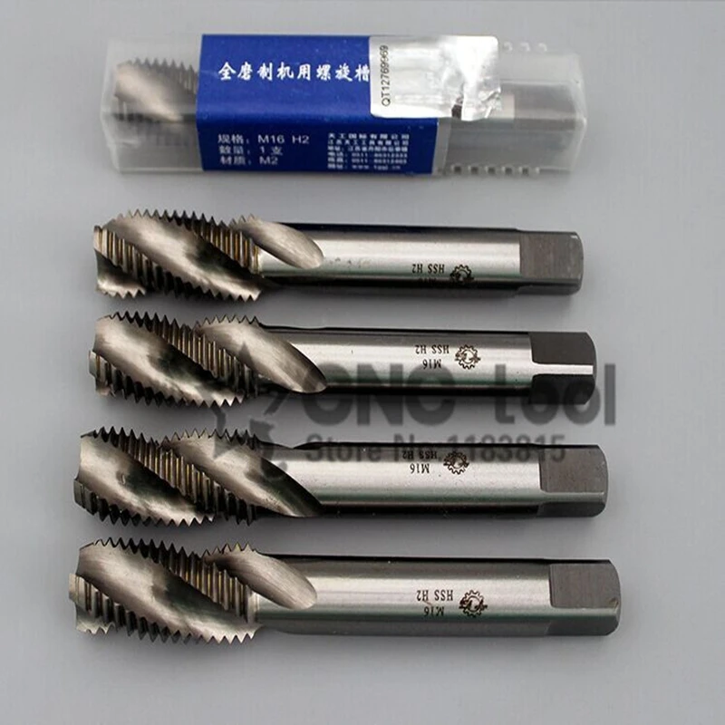Новые 5 шт. M10M10 * 1M10*1,25M12M12*1M14M14*1,5 высокоскоростная стальная машина краны спиральный паз машинный кран, спиральный резьбовой кран (art.: 3a37574ba19) - 3a37574ba19