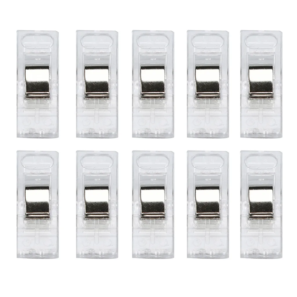 Разноцветные пластиковые зажимы для шитья рукоделия одеяла 10 шт. упаковки товары