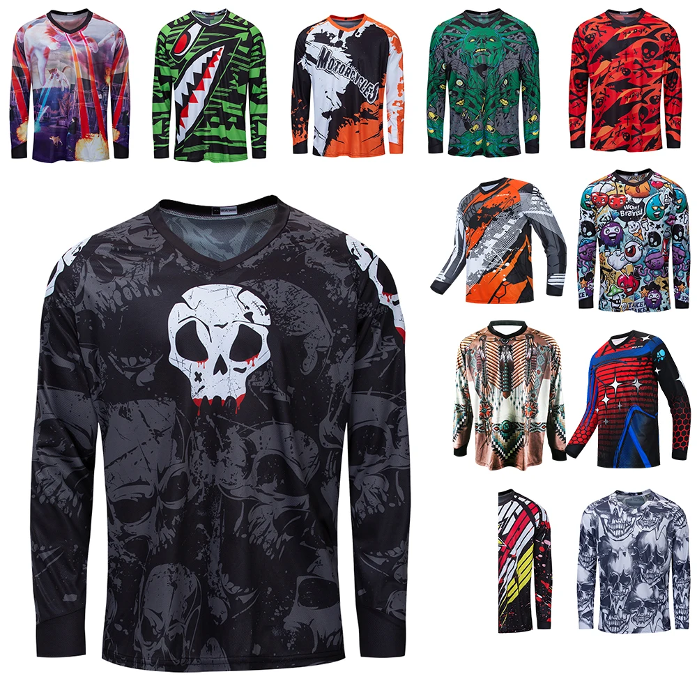 

2021 велосипедная майка для езды на велосипеде, длинная рубашка для езды на горном велосипеде, одежда для езды на велосипеде