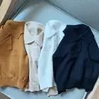 Новинка 2021, модные детские свитера, детские топы, вязаные свитера, рубашки поло, топы