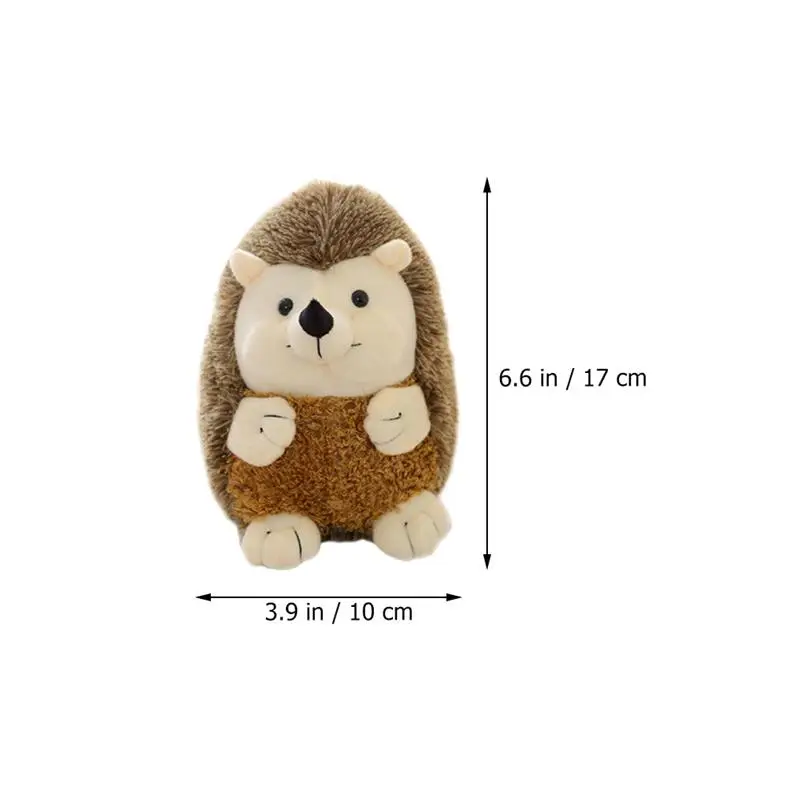 2 шт. практичная креативная портативная плюшевая Ёжик Кукла Плюшевая животное