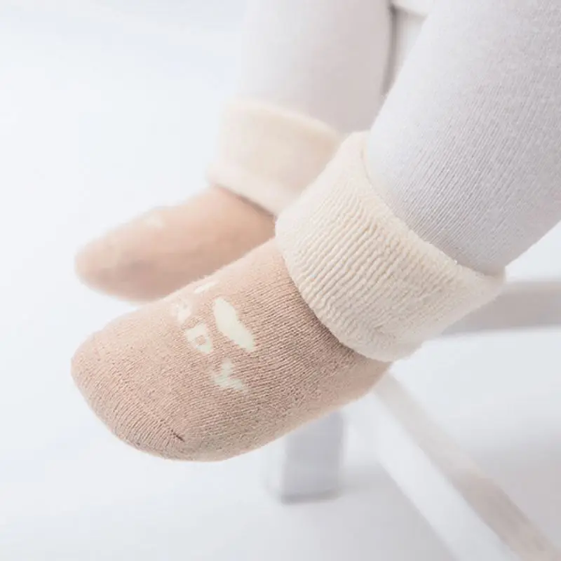 

Autumn And Winter Children Socks Warm And Cute Thick Three Pairs