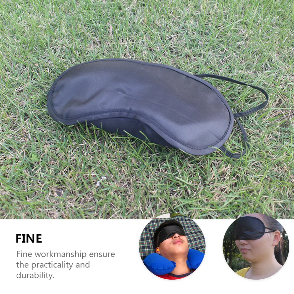 

12 Pcs Outdoor Camping Blindfolds Protective Eye Masks Travel Eye Shades
