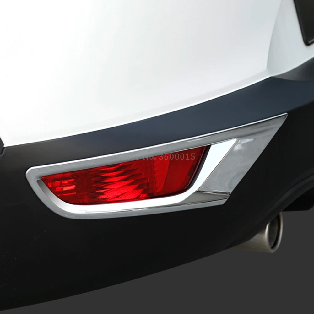 Для Mazda CX3 CX 3 2015 2019 2020 хром задняя противотуманная фара лампа светильник крышка