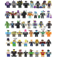 virtual world action characters figures 48pcsset pvc suite toy anime model figurines for deco collection gift for kids
