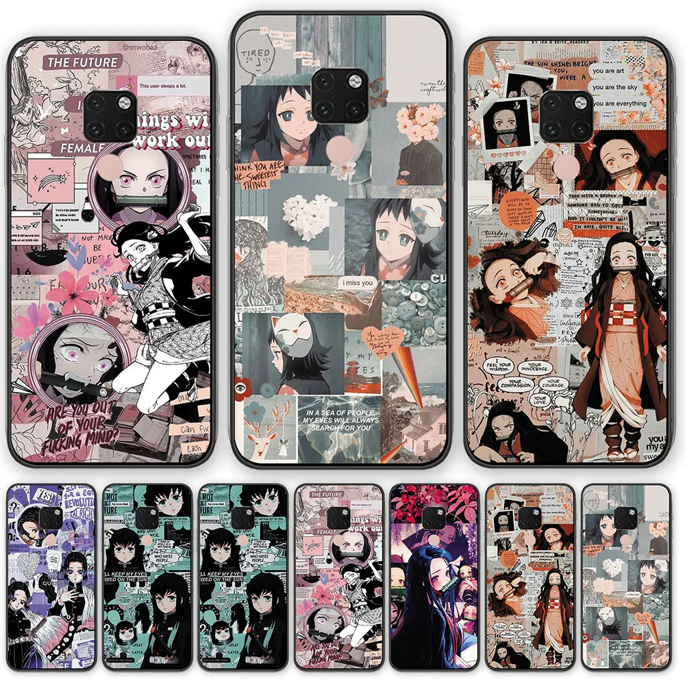 Kamado Nezuko Kimetsu no Yaiba Demon Slayer Мягкий Силиконовый ТПУ чехол для HUAWEImate 8 9 10 20 30 pro 20X mate10 20 lite задняя крышка