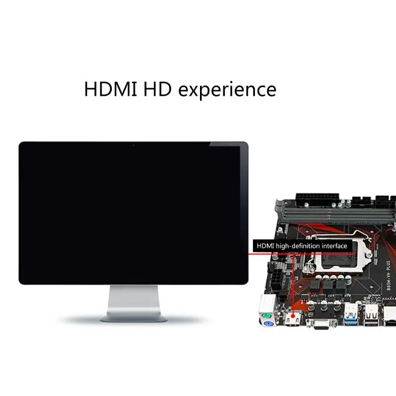 

Upgrade B85M-VH Desktop Computer Motherboard M.2 LGA 1150 USB 16G DDR3 Mainboard