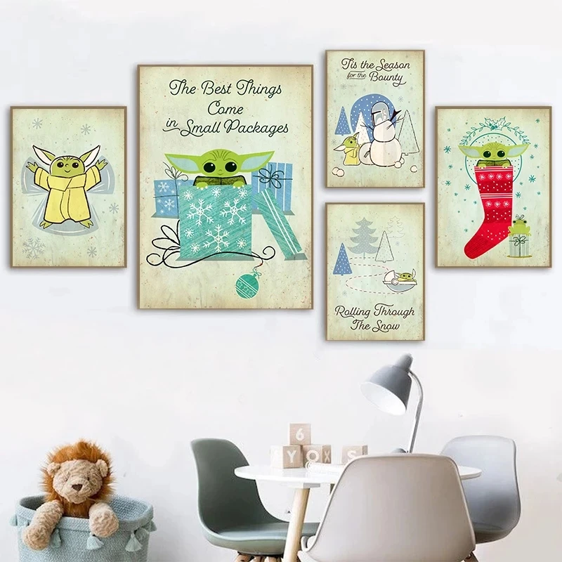 Настенная картина из Звездных Войн HD принты холст Дарт Вейдер йода украшение для