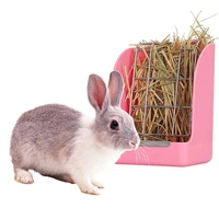 spring grass frame rabbit feeder holder rabbit guinea pig chinchilla cage accessories fixed food container bowl pet supplies