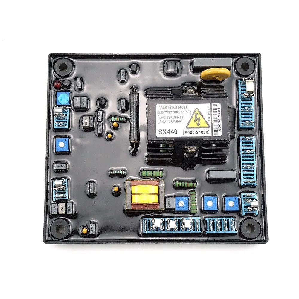

AVR SX440 Automatic Voltage Regulator High Performance Stable Replacement for Generator Stabilizers Electronic Component&