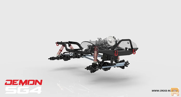 CROSS RC 1/10 комплект SG4 4X4 4WD DEMON Rock Scale гусеничный ABS жесткий корпус с металлическими осями спортивный Гусеничный