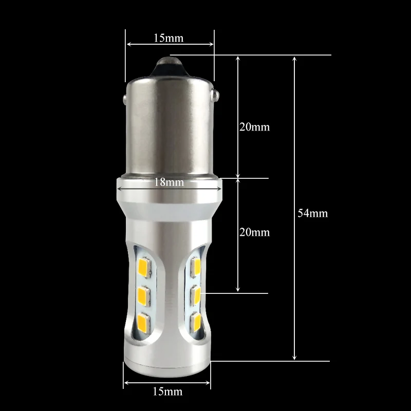 Автомобильный задний светильник Тормозная лампа 1156 светодиодный Canbus BA15S/P21W