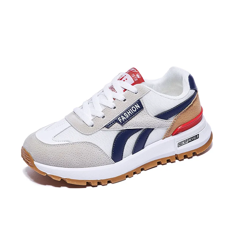 

Women Shoes Fashion Casual Flats Shoes For Women Mesh Women Sneakers Platform 2021 Spring Lace-Up Comfortable Off white shoes