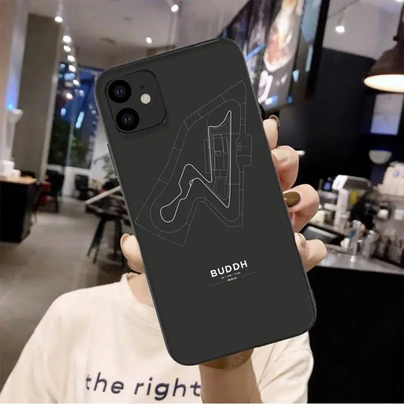 

Formula 1 Racing Circuit Phone Case For Iphone 6 6s 7 8 Plus XR X XS XSmax 11 12 Pro Mini Max