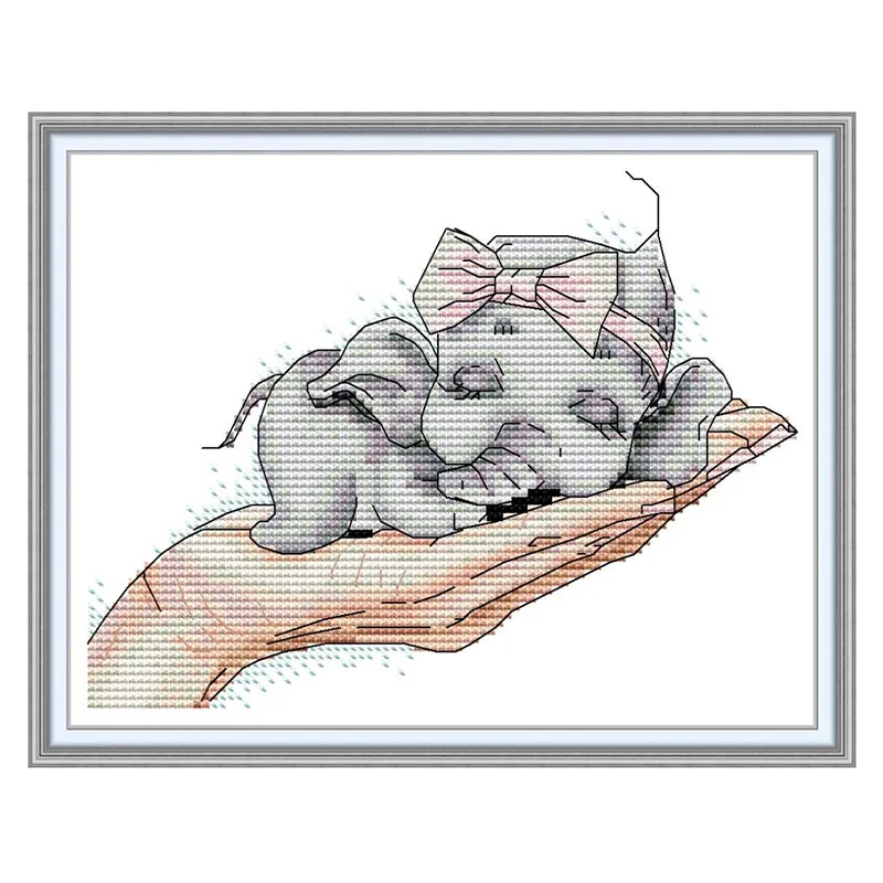 Супер милые детские комплекты для рукоделия ручной работы с Рисунком Слона и