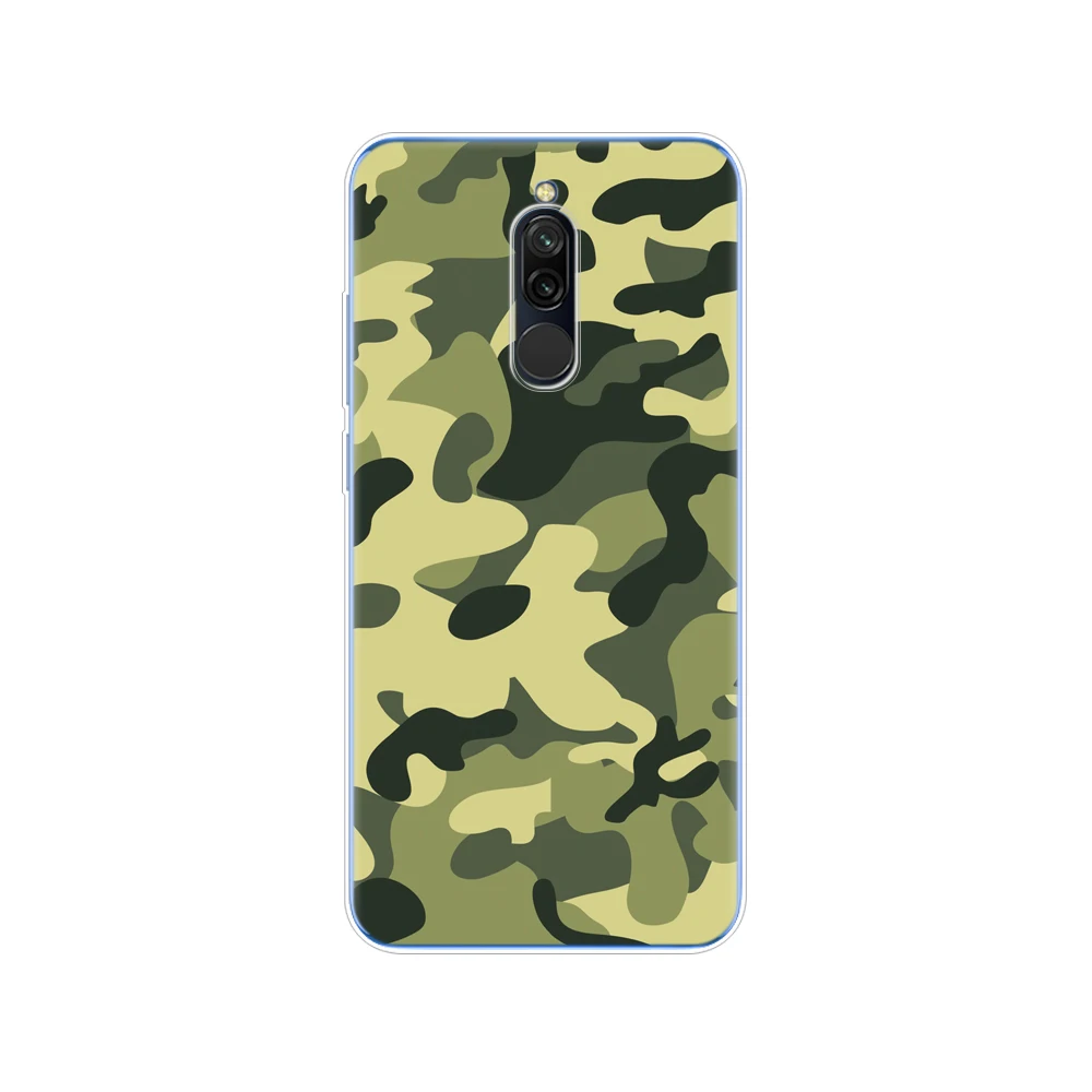Чехол для redmi 8a 8 чехол note 9 PRO 8T 9S xiaomi mi NOTE 10 lite POCO F2 Pro камуфляжный армейский узор |