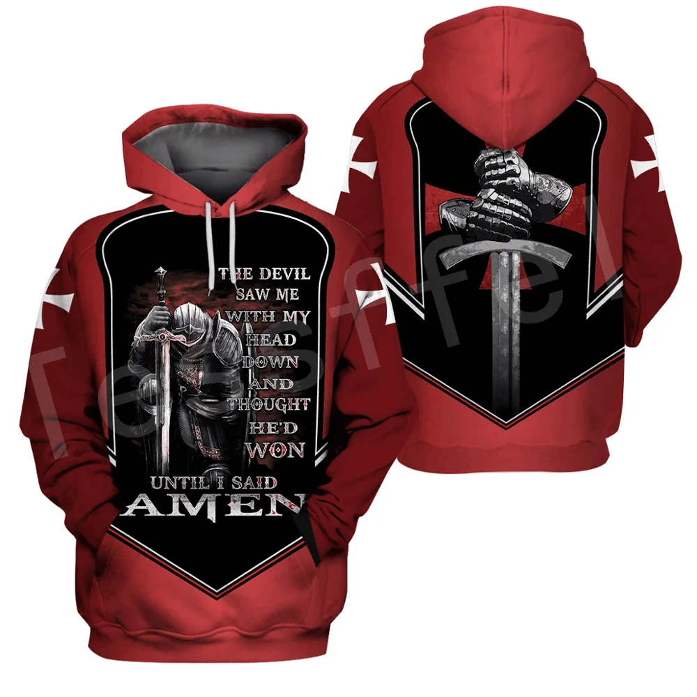 

Новейший пуловер tessвам Knight Templar, с изображением Иисуса, Бога, охранника, кавалера, уличная одежда, новая мода, 3DPrint, на молнии/толстовки/кофты/...