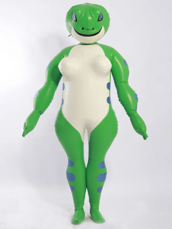 

Latex Rubber Catsuit Badysuit Suit Double-layer inflatable frog Unisex Masquerade