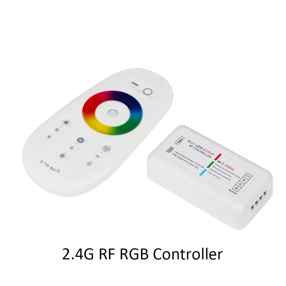 DC12V 24V 12A Mi light 2 4G RF сенсорный экран RGB пульт дистанционного управления для