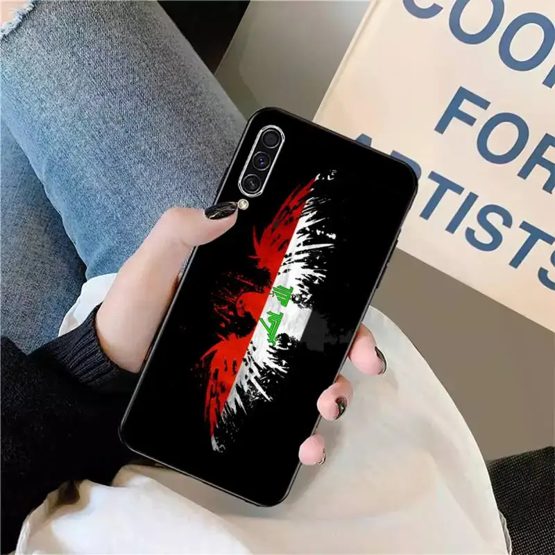 

Iraq Flag fashion pattern Phone Case For Samsung galaxy S 9 10 20 A 10 21 30 31 40 50 51 71 s note 20 j 4 2018 plus