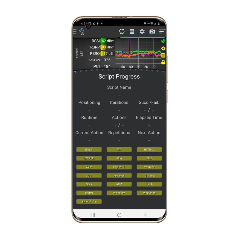 Tems Карманный тестовый телефон Mi 10 M2001J2G TEMS ТЕЛЕФОН GSM HSPA LTE NR измерения для