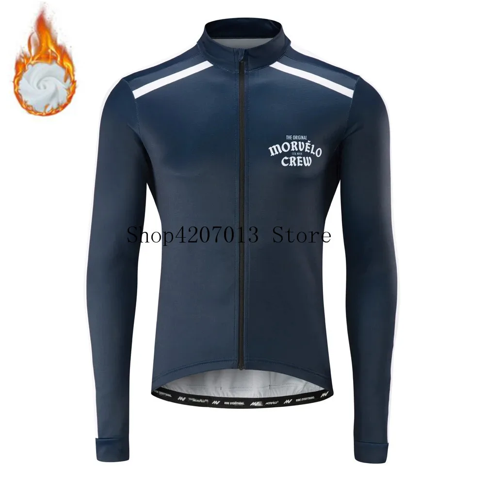 Мужская теплая флисовая одежда для велоспорта на зиму 2019|Майки велоспорта| |
