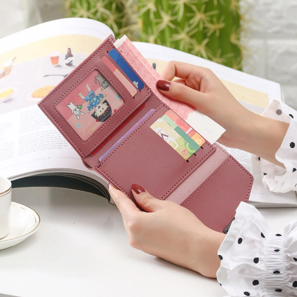 

Women Wallets Small Fashion Leather Purse Women Ladies Card Bag For Women Clutch Women Female Purse Money Clip Wallet