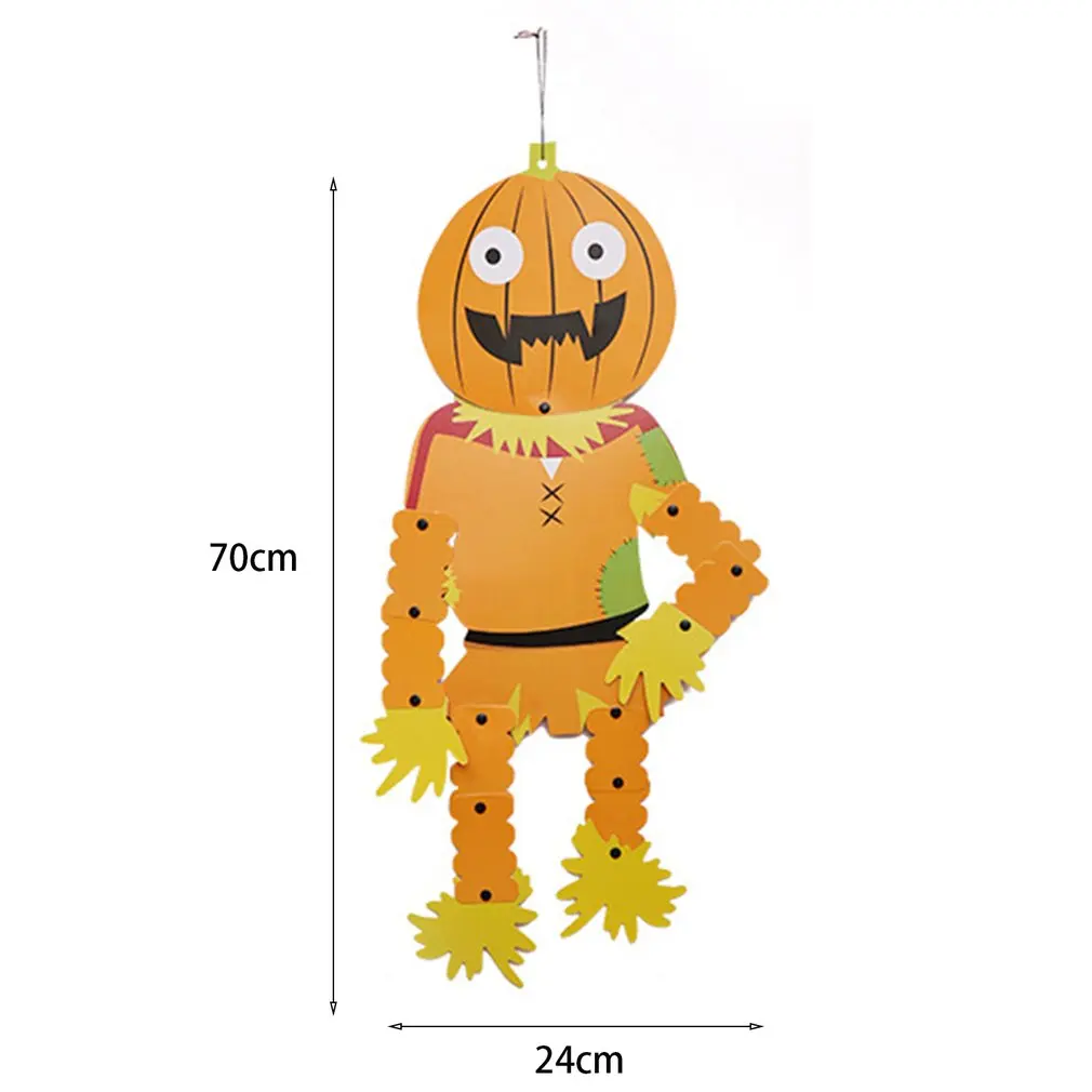 

Halloween Hanging Paper Telescopic Elastic Paper Witch Pumpkin Decoration Paper for Halloween Night Party Kids Gift