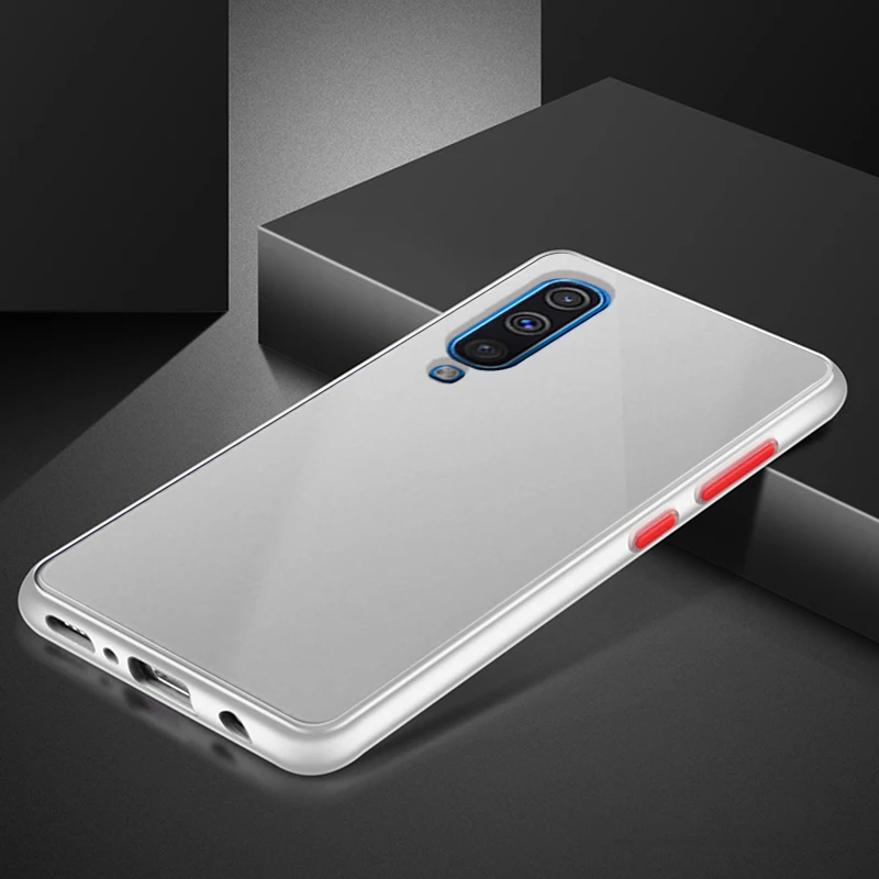 Чехол для Samsung Galaxy A50 A70 A 70 50 матовый прозрачный роскошный ударопрочный жесткий