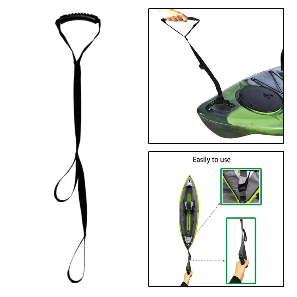 

Kayak Stand Up Strap Drag Handles Standing Aid Dragging Accessories for Kayaker Angler