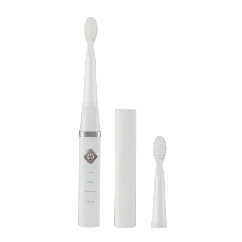 White SEAGO, электрическая зубная щетка, обновленная, USB, перезаряжаемая, для взрослых, звуковая зубная щетка, водонепроницаемая, с 3 щетками, головка, отбеливающая, здоровый подарок - Цвет: White