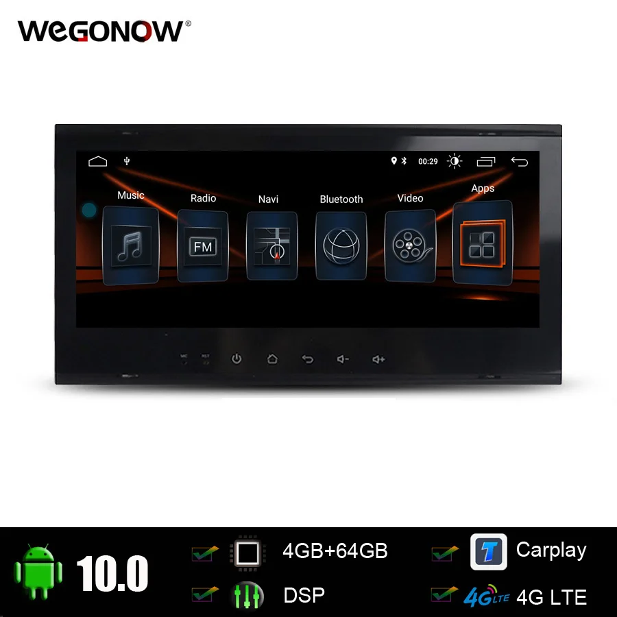 Автомобильный DVD плеер 8 дюймов Android 5 0 4 ГБ 64 DSP IPS GPS Wi Fi Bluetooth 2005 RDS радио для VW Touareg T5