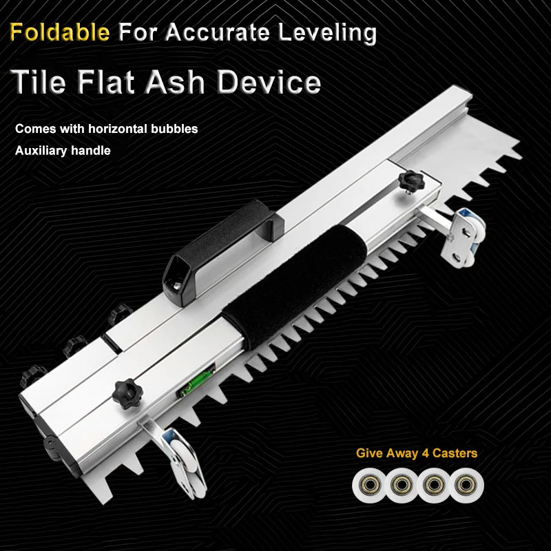 

Thickened Tile Flat Ash Device Foldable Automatic Paving Floor Tiles Flat Sand Leveling Tool Bricklayer Artifact Collapsible