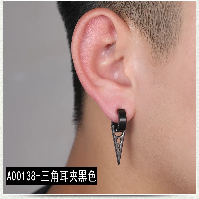 Продукты не аллергический крест из нержавеющей стали серьги без отверстия для