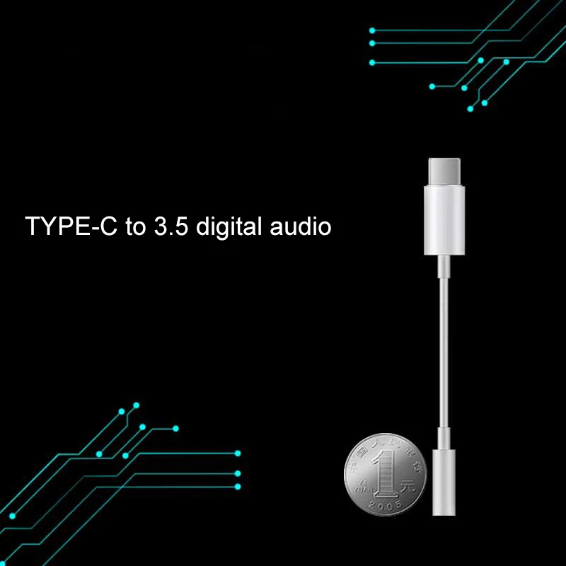 Кабель переходник со штекера Usb Type C на гнездо 3 5 мм типа для наушников|Сетевые концентраторы| |