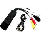 VHS-цифровой преобразователь файлов, USB 2,0, адаптер видеозахвата, VHS-DVD, HDD, TV, аудио, AV, ПК-карта с удлинительным USB-кабелем