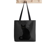 shopper spiral strong enough cat bag printed tote bag women harajuku shopper handbag girl shoulder shopping bag lady canvas bag