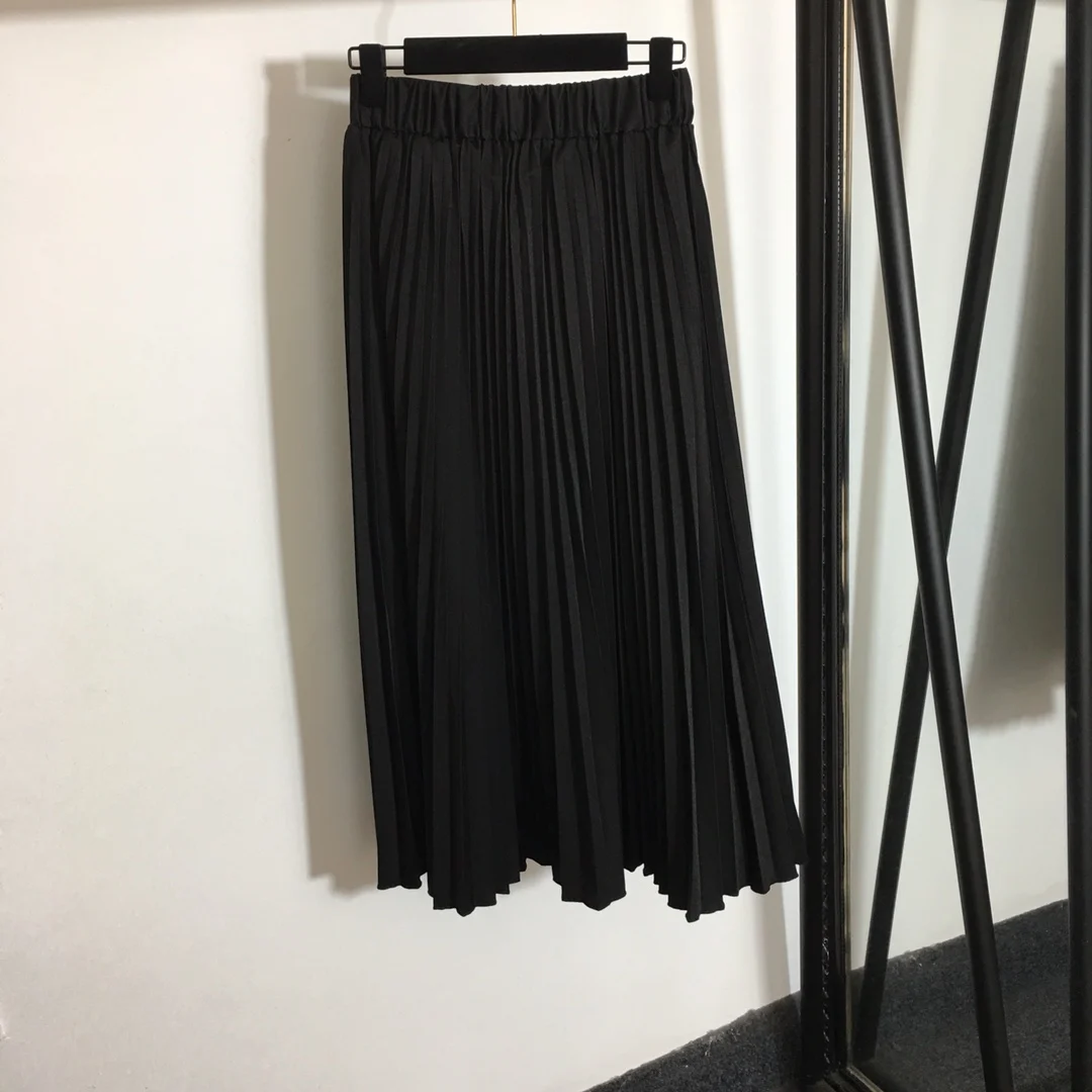 

2021 fashion classic women's top brand clothes two-piece summer casual suit O-neck 3D printed T-shirt + long skirt