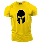 Новинка лета 2021, мужская рубашка оверсайз с принтом My Spartan Hero, уличный Топ для спортзала, Мужская брендовая одежда для фитнеса, рубашки с графическим принтом