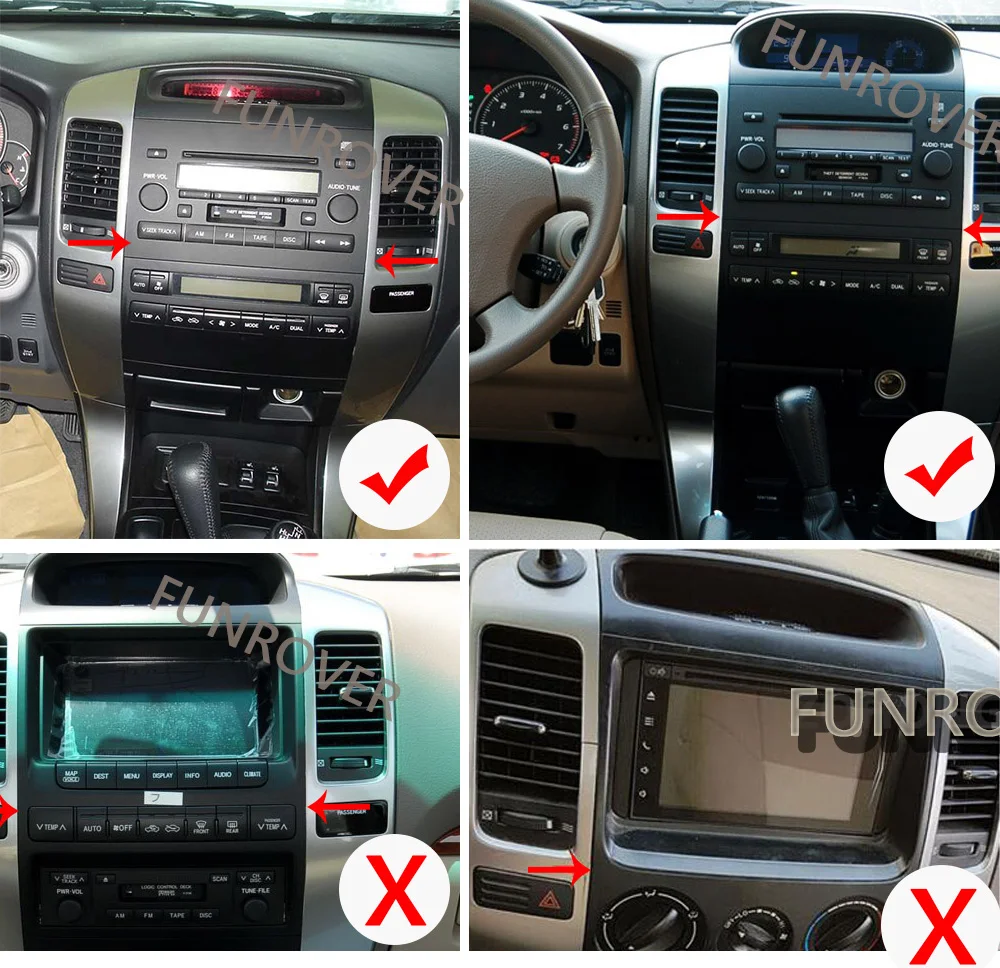 Штатное Головное устройство For Toyota Land Cruiser Prado 2003-2009 GPS Android 9.0 магнитола автомагнитолы Андроид для Тойота Ленд Крузер Прадо 3 J120 аксессуары штатная магнитола автомобильная мультимедиа