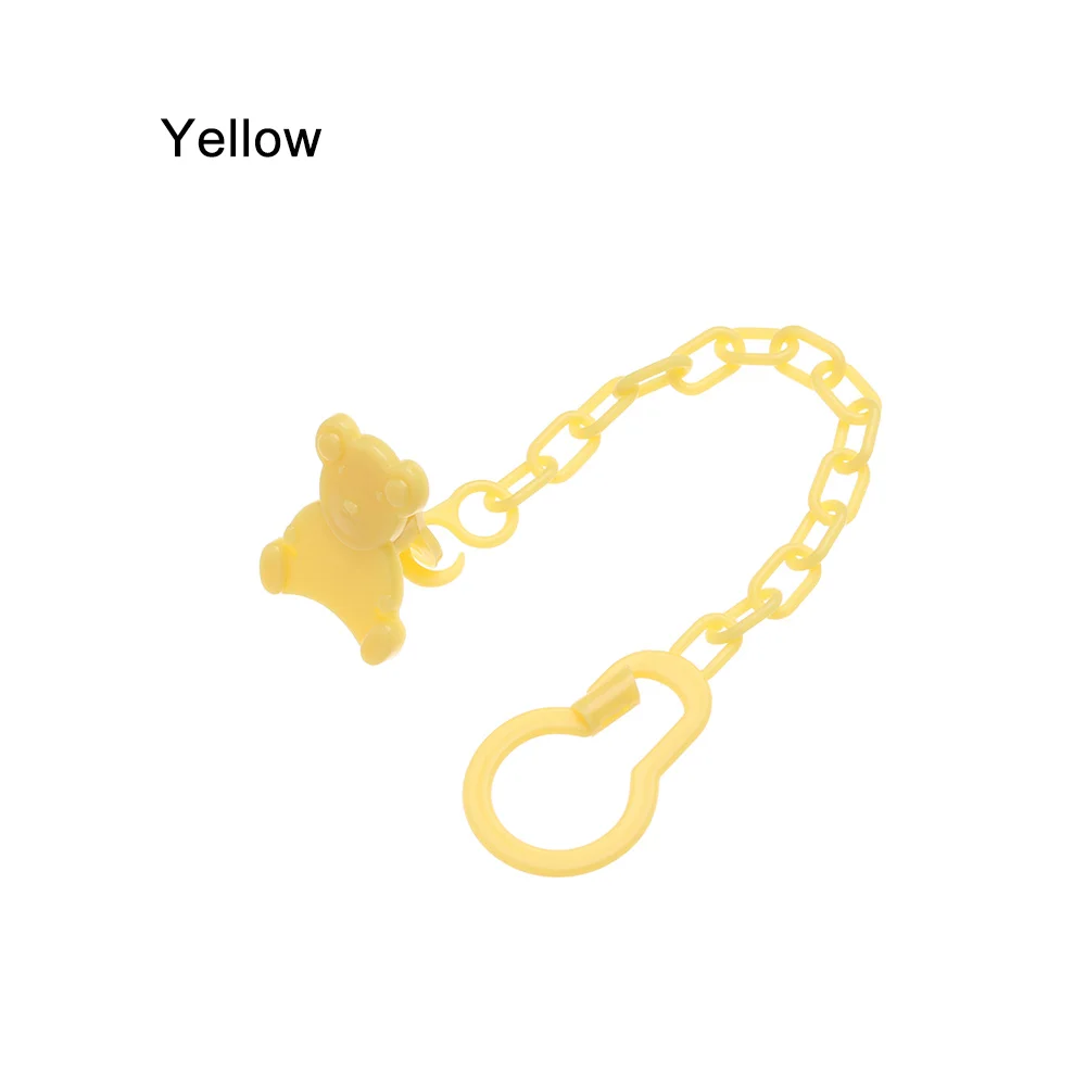 2-yellow Пустышка для младенцев и малышей, Весенняя Соска-пустышка, зажим для соски, держатель на цепочке, Детская жевательная игрушка - Цвет: 2-yellow