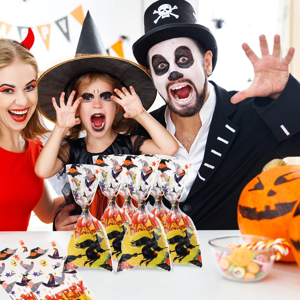 

120Pcs Gift Bags Lovely Candy Pouch Disposable Candy Bags Mixed Style