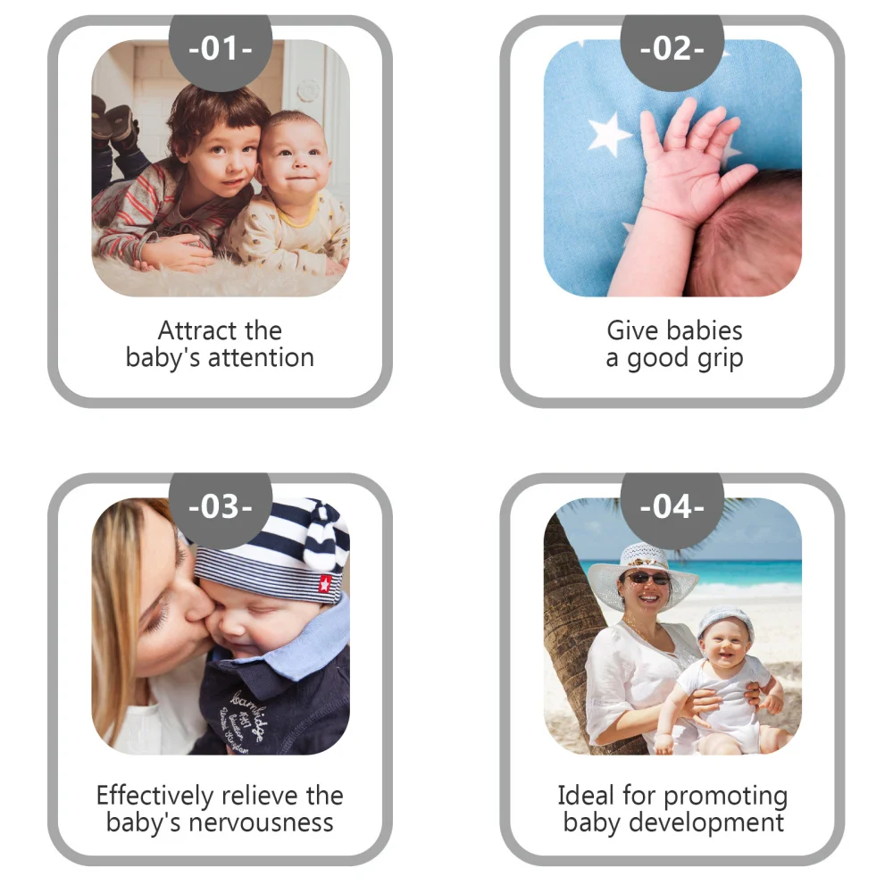 

Baby Crib Hanging Rattles Spiral Creative Stroller Seat Teether