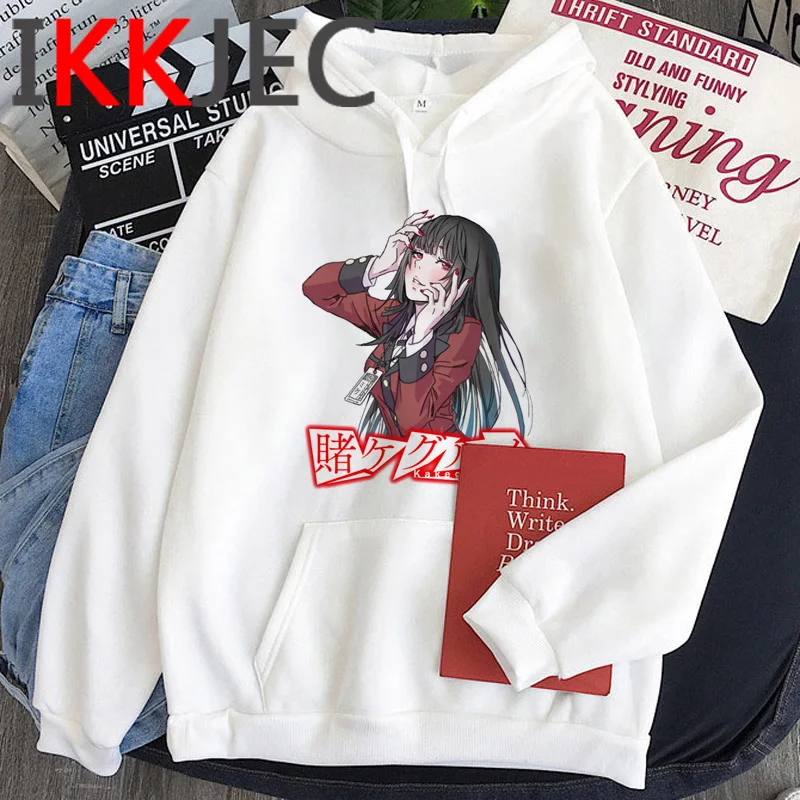 

Худи Kakegurui мужское с принтом гранж Ulzzang аниме мужские худи уличная одежда графика