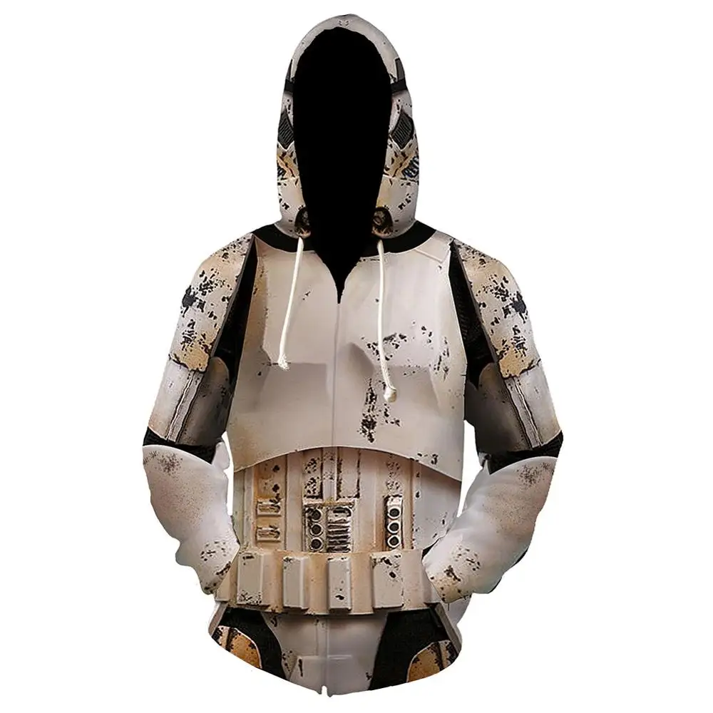 Толстовка с капюшоном и 3D принтом Star Cosplay Wa пуловер свитшот куртка