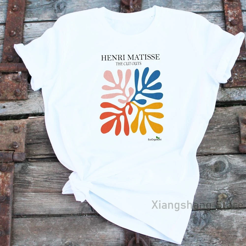 100% органический хлопок Matisse постер футболка знаковая экологически чистый