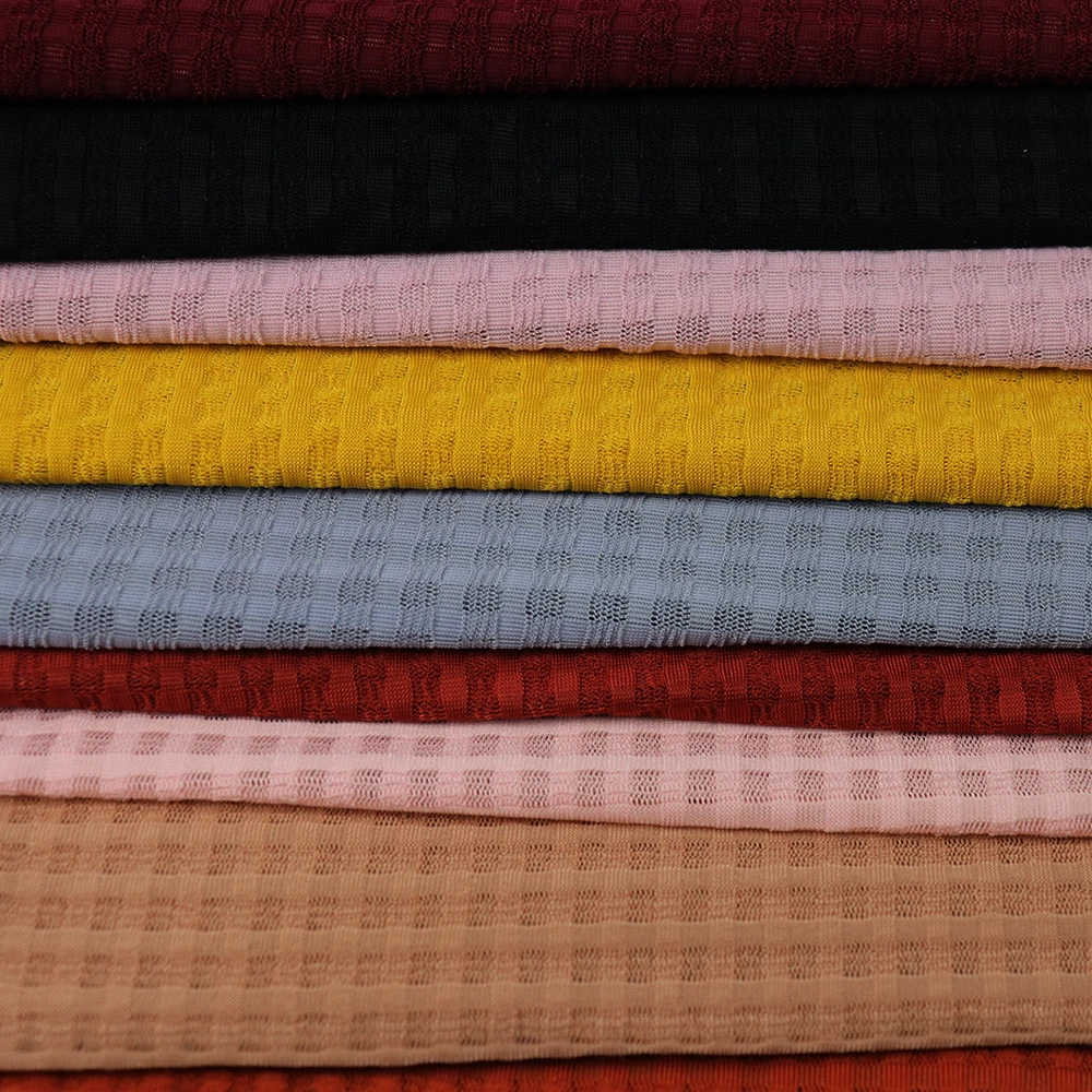 Тонкий и мягкий светильник хиджаб шарф клетчатый узор простой цвет исламский