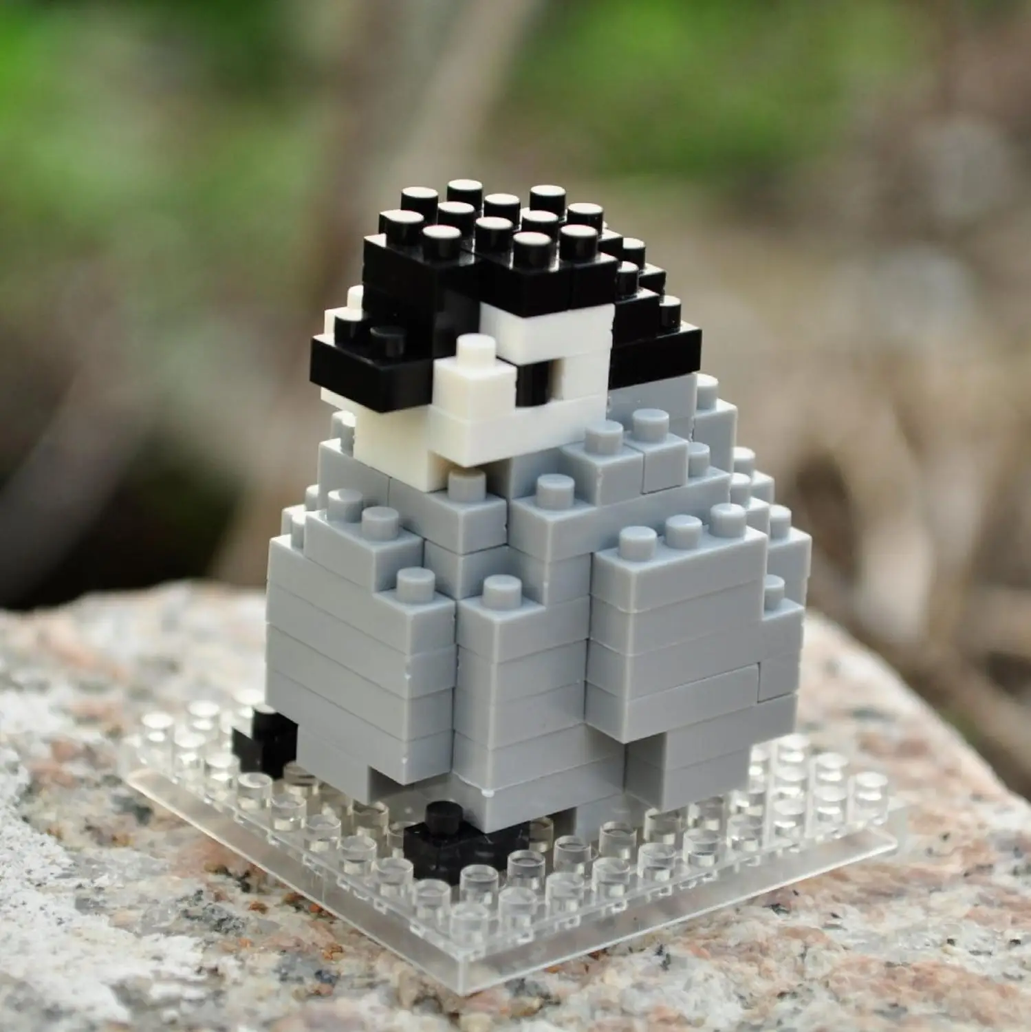 Наборы мини-строительных блоков животные зоопарк панда кролик развивающие